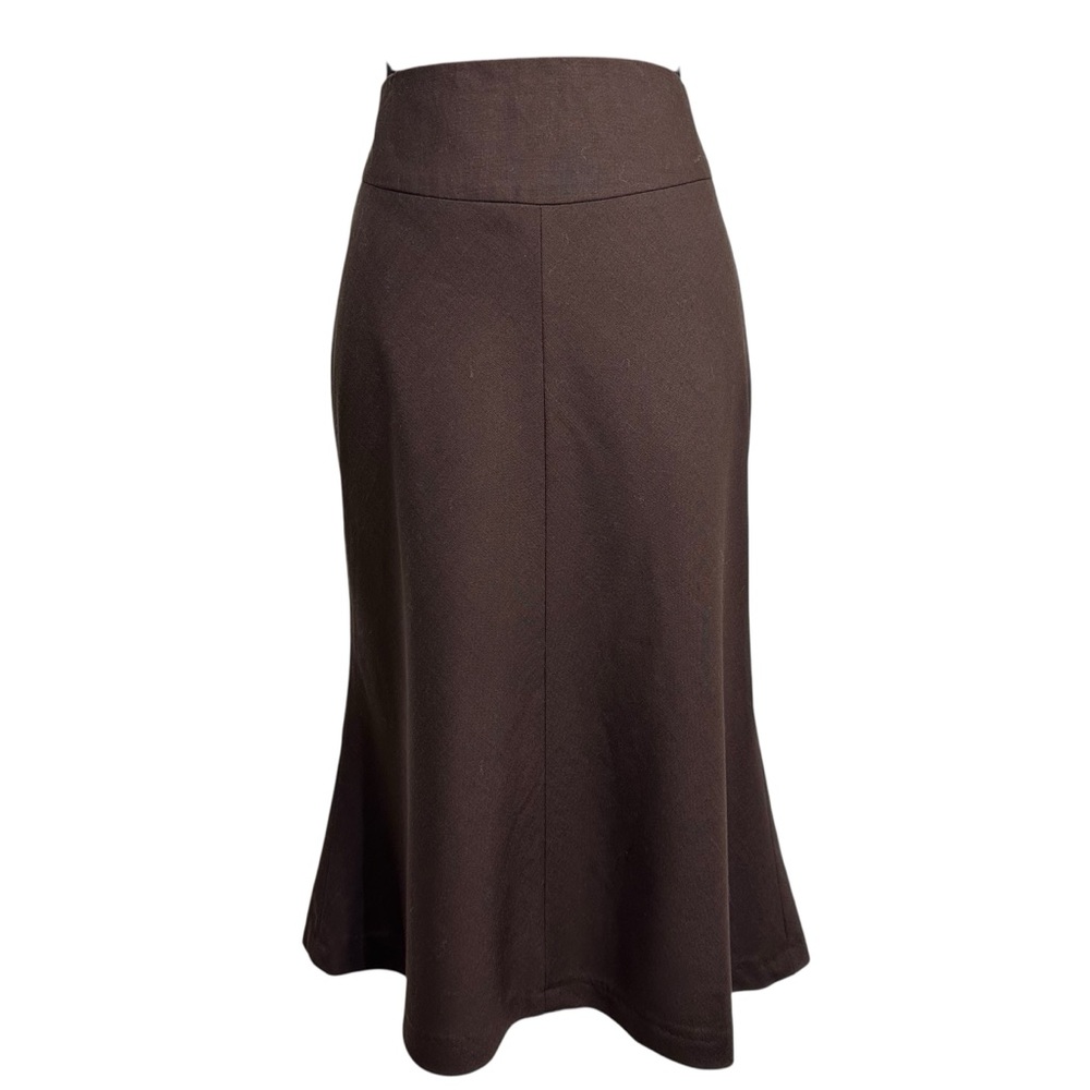 Anne Klein Elegant A-line Brown Skirt size 4